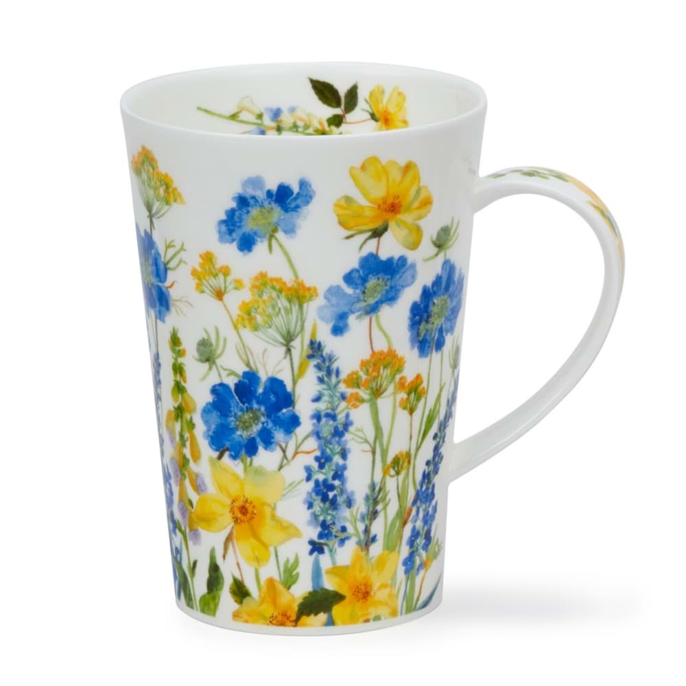 Bild von Dunoon Shetland Mug Only Cottage Border Blue