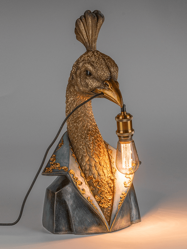 Bild von Formano Tischlampe Pfau