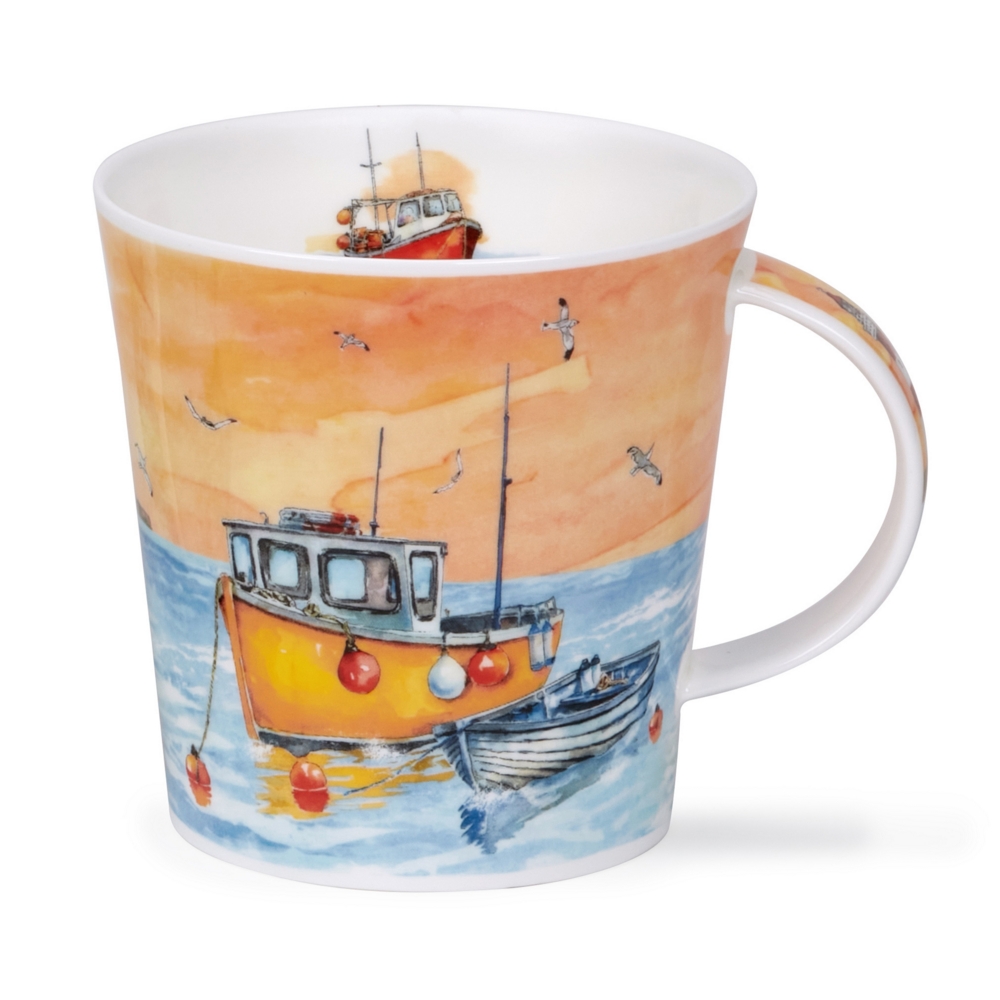 Dunoon Cairngorm Fishing Boats Yellow