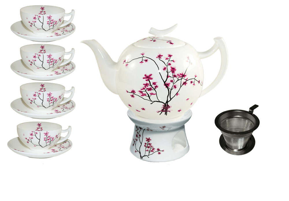 Bild von Teeservice Cherry Blossom von TeaLogic Medium