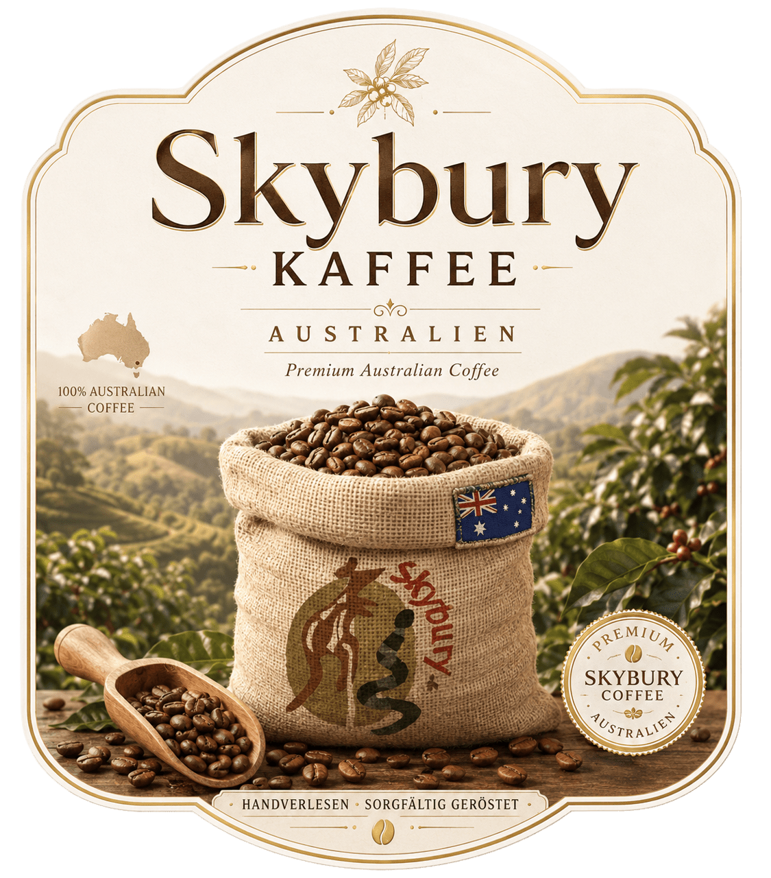 Australia Skybury Kaffee