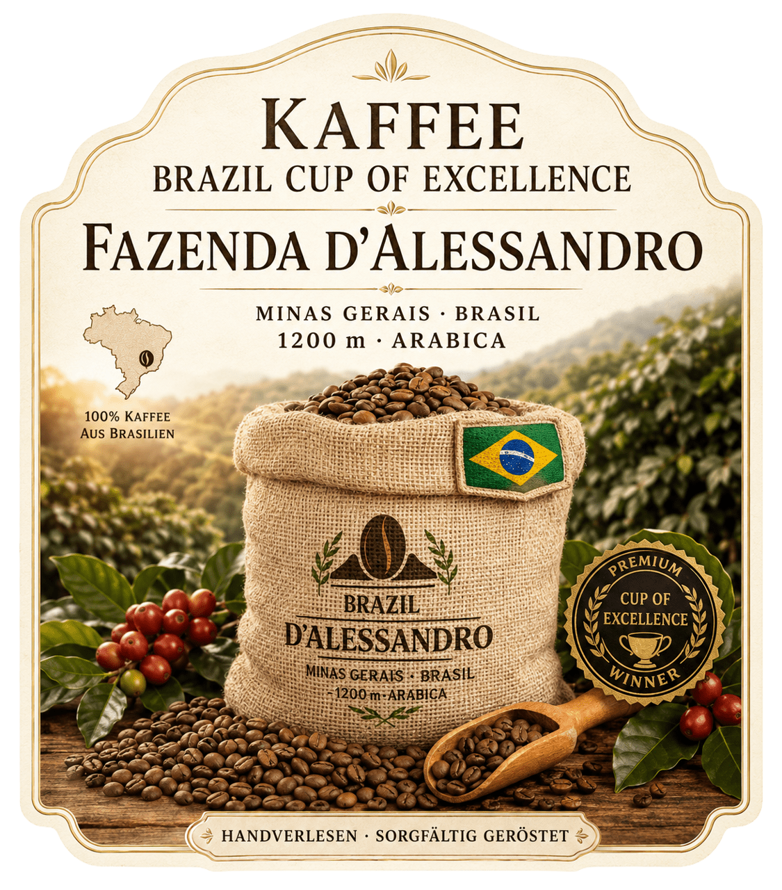 Brazil Cup of Excellence - Fazenda d´ Alessandro