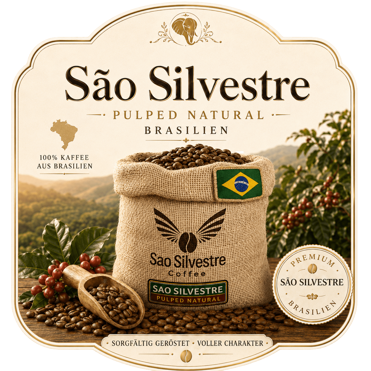 Brasil Sao Silvestre Pulped Natural