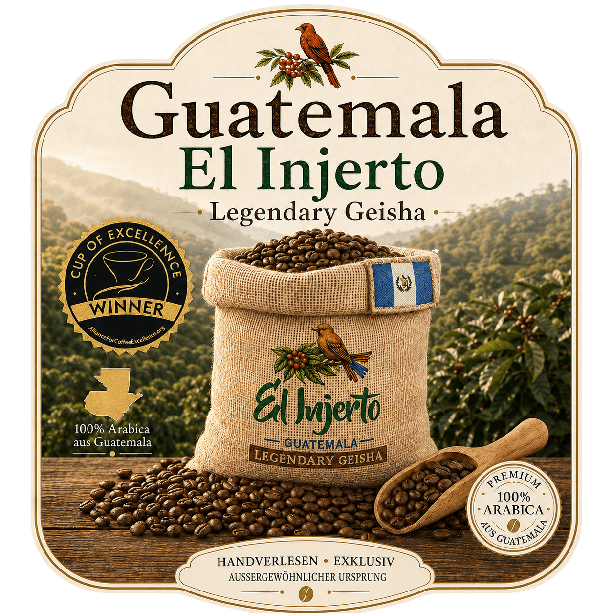 Guatemala El Injerto Legendary Geisha