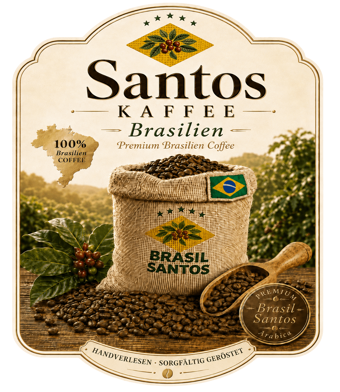 Kaffee Brasil Santos