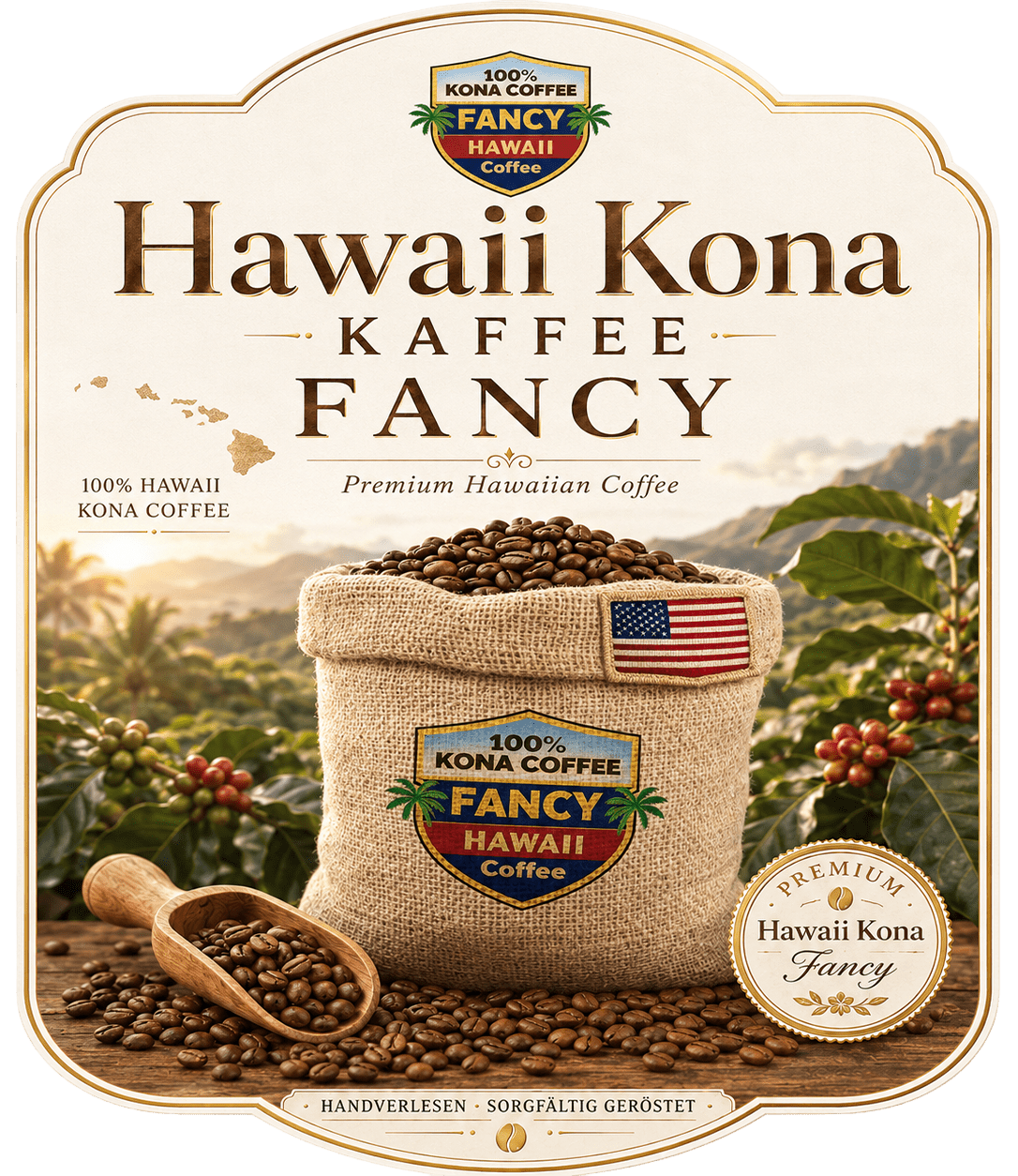Kaffee Hawaii Kona FANCY