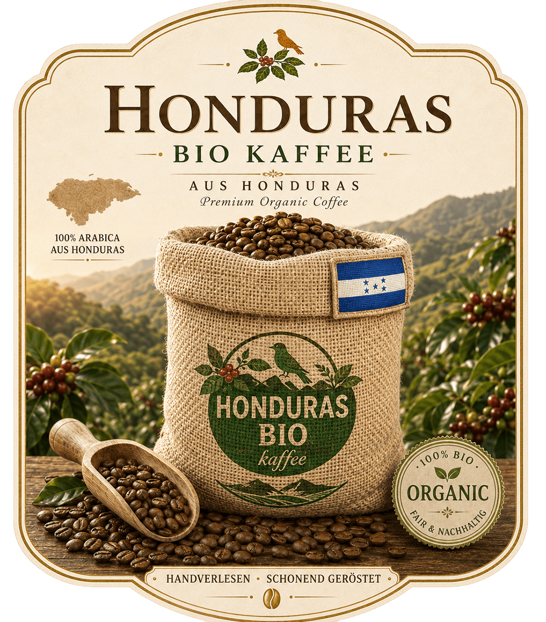 Kaffee Honduras natürlich