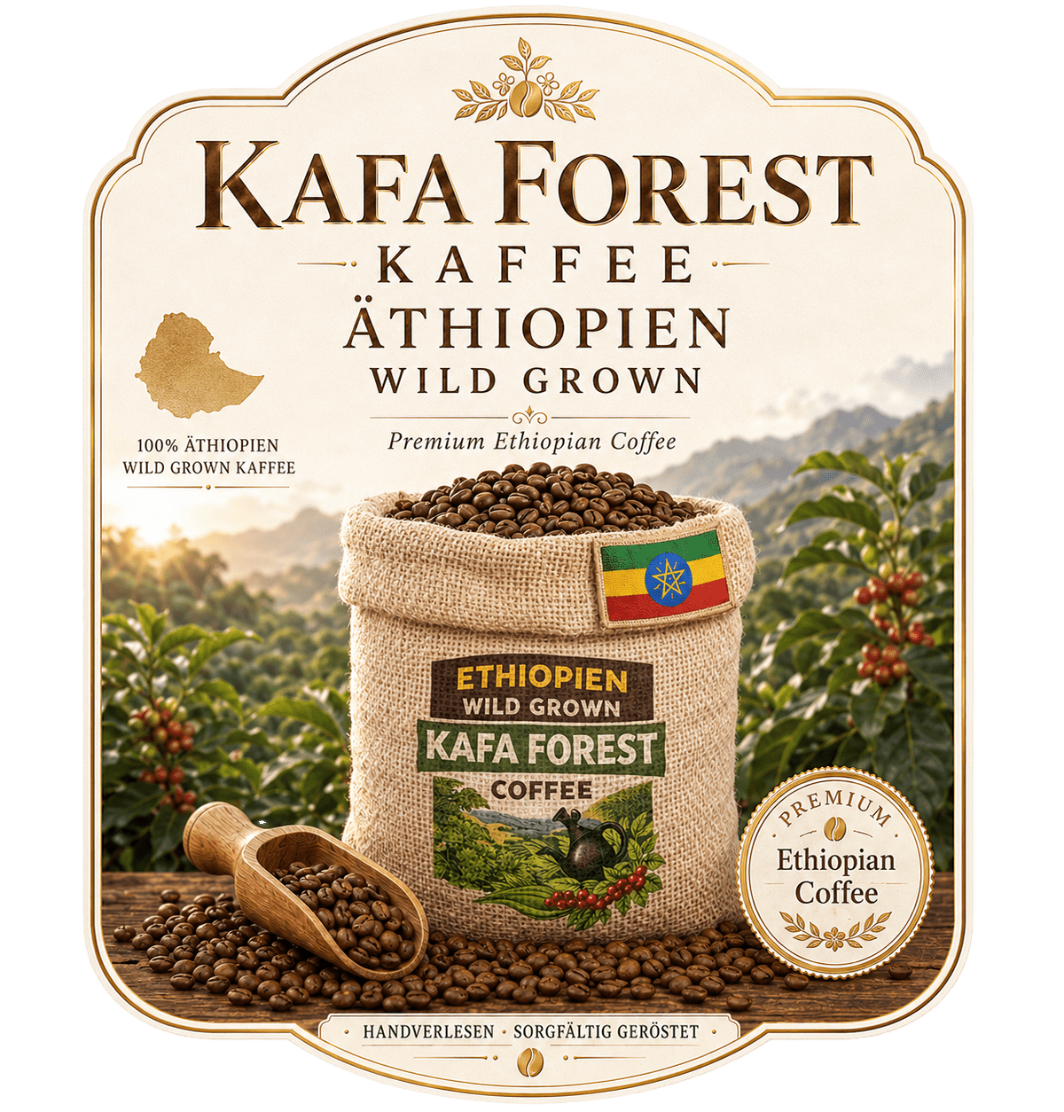 Äthiopien Wild Grown Kafa Forest