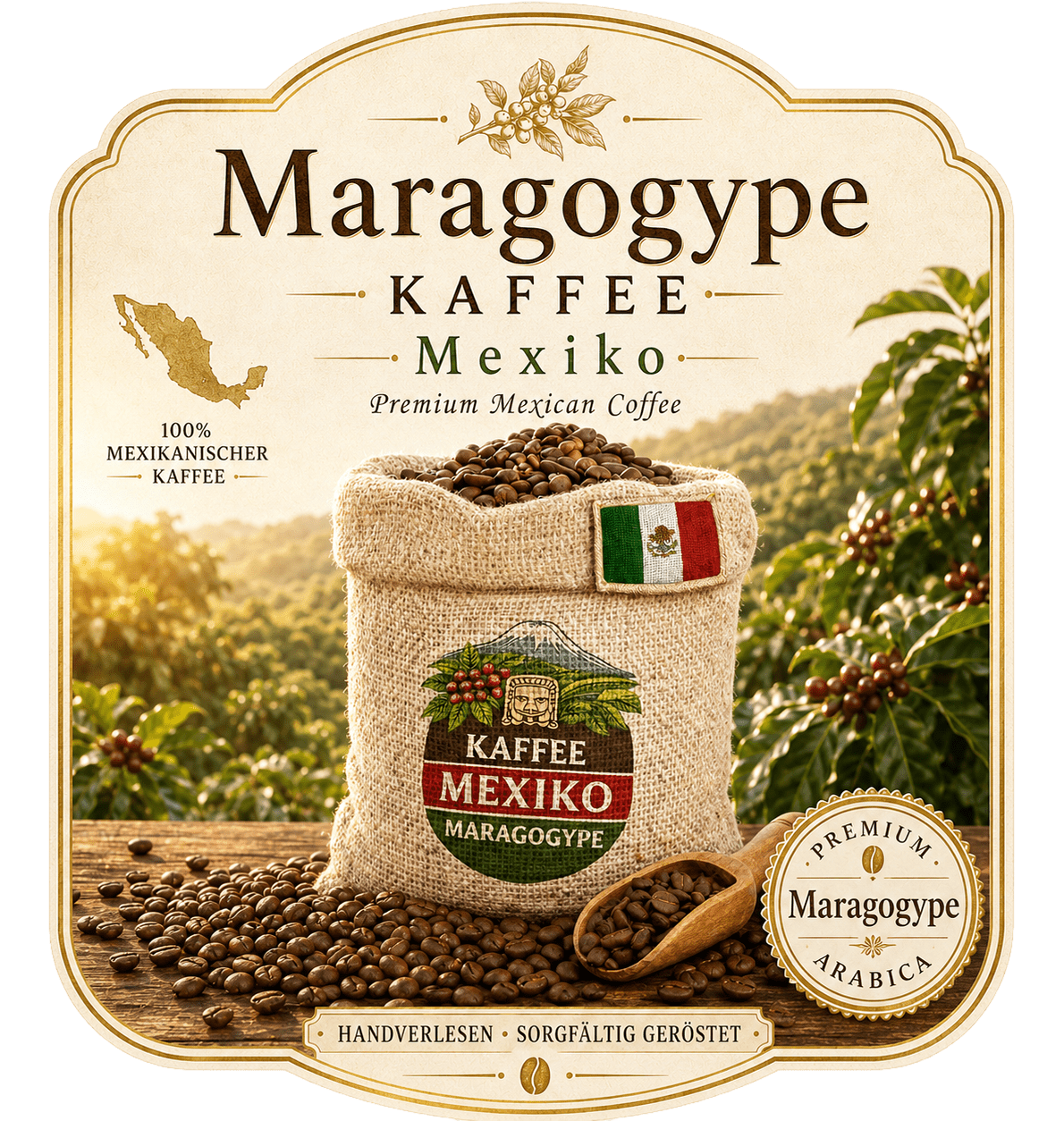 Mexiko Maragogype